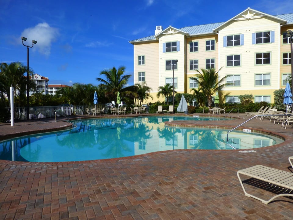 Aussenpoolanlage Hotel Residence Inn Cape Canaveral