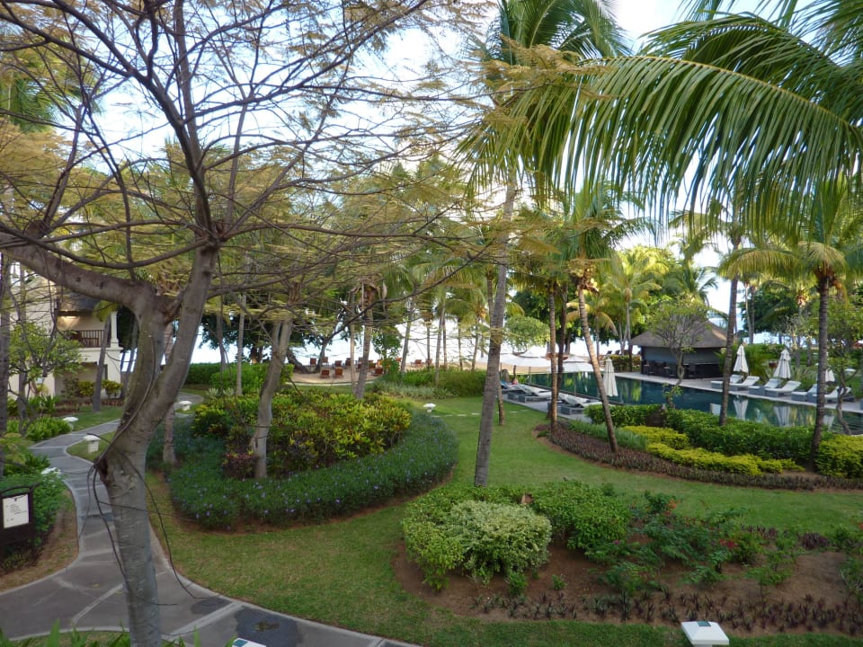 Ausblick vom Balkon Hilton Mauritius Resort & Spa