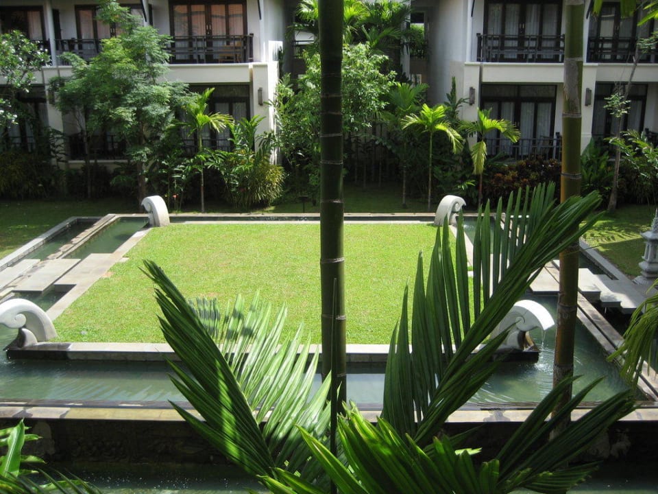 Blick in den Garten vom Zimmer aus Hotel Bodhi Serene, Chiang Mai