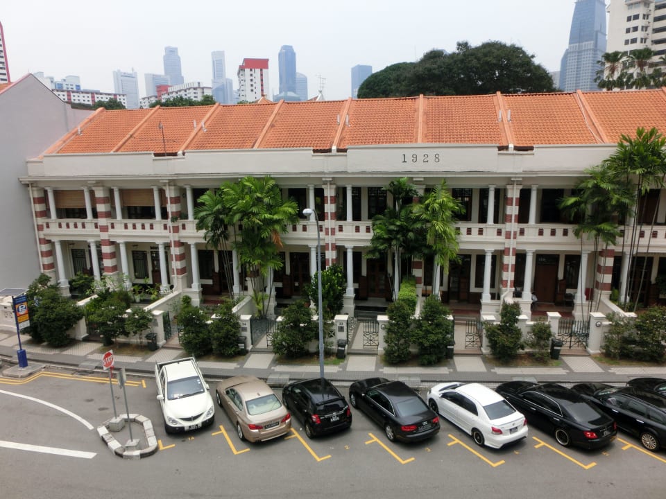 Blick vom Balkon Hotel New Majestic