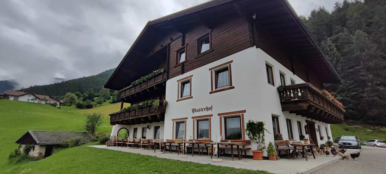 Außenansicht Berggasthof Platterhof