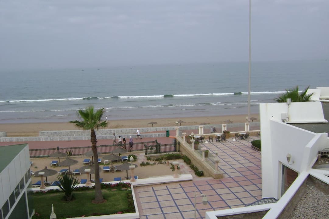 Ausblick auf Atlantik vom Zimmer Atlas Amadil Beach Hotel