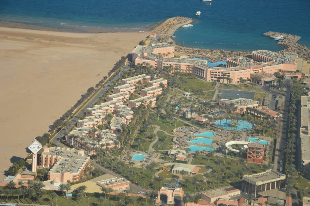 Flugaufnahme Beach Albatros Resort