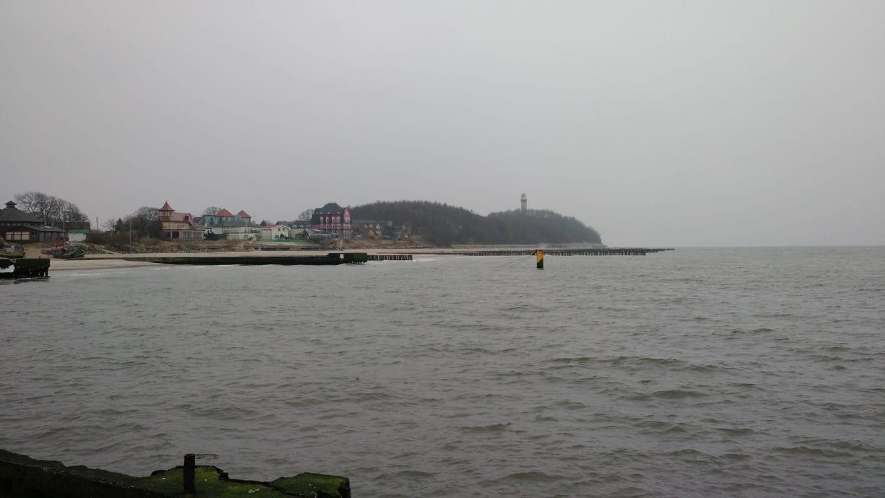 Blick zum Leuchtturm Villa del Mar