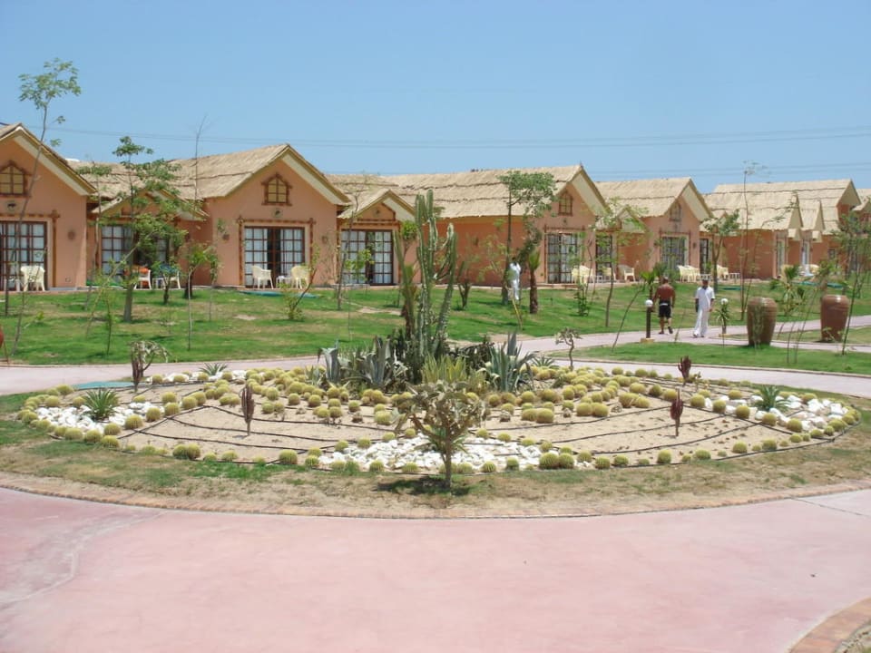 Anordnung der Häuschen Pickalbatros Jungle Aqua Park Resort - Neverland Hurghada