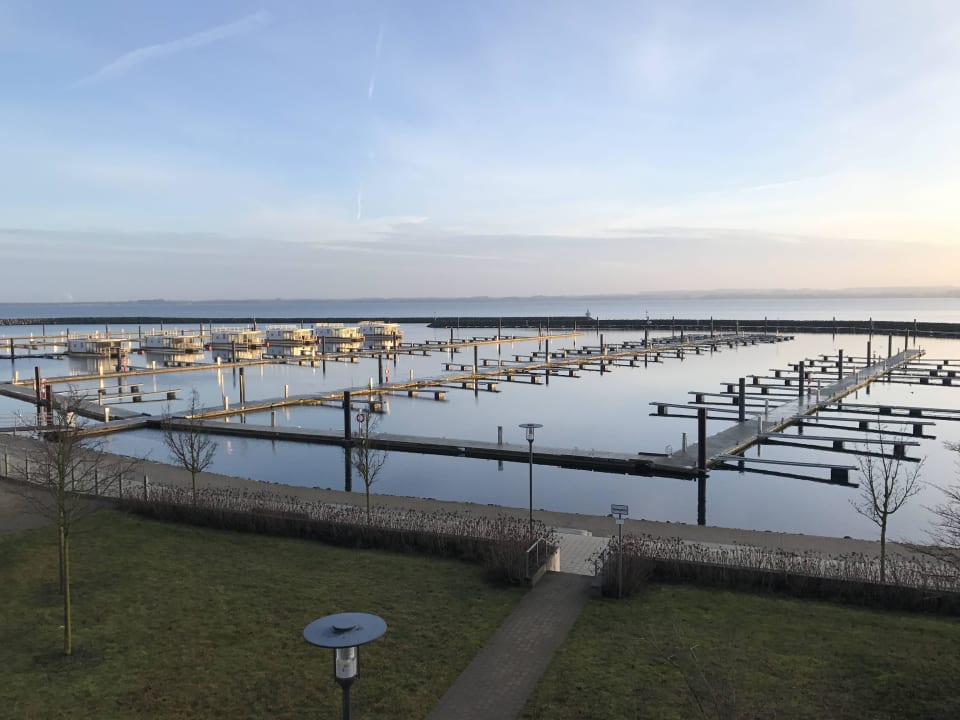 Blick auf den Yachthafen Lindner Hotel Boltenhagen, part of JdV by Hyatt