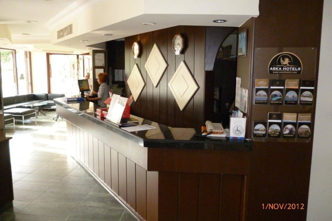 Rezeption Hotel Aslan City Kleopatra