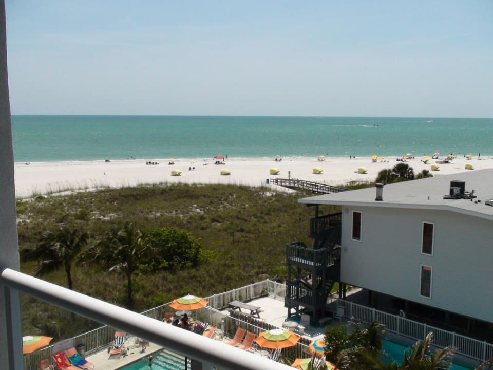 Blick vom Schlafzimmerbalkon Residence Inn by Marriott St. Petersburg Treasure Island