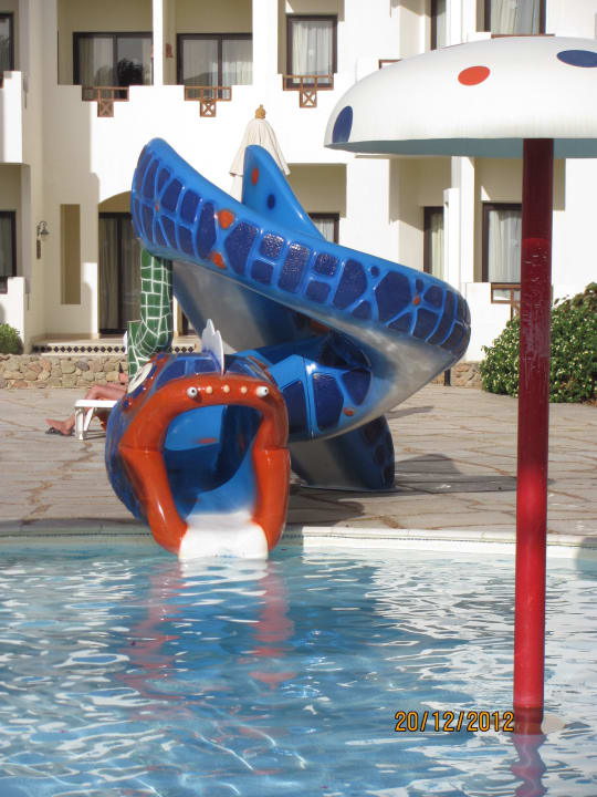 Eine Kinderrutsche Sharm Plaza