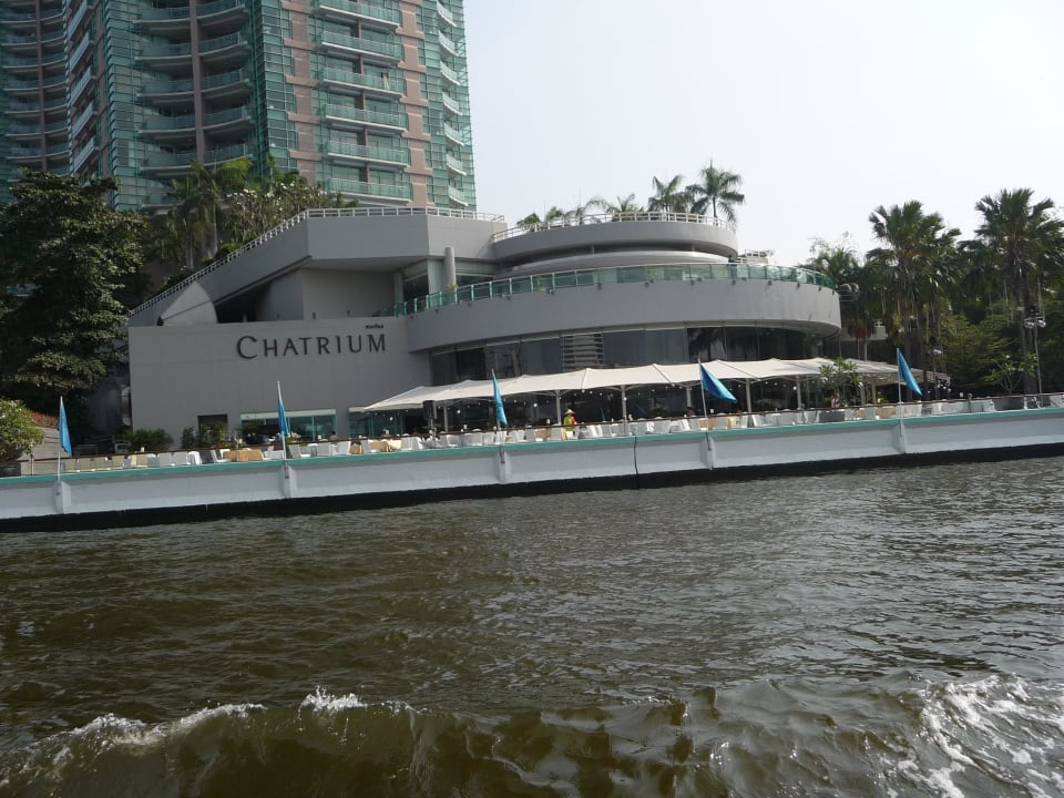 Frühstücksterrasse Chatrium Hotel Riverside Bangkok