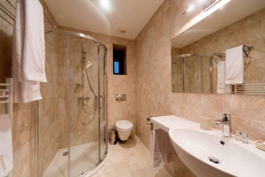 Bathroom in Double Deluxe room Hotelcomplex Arbanashki Han