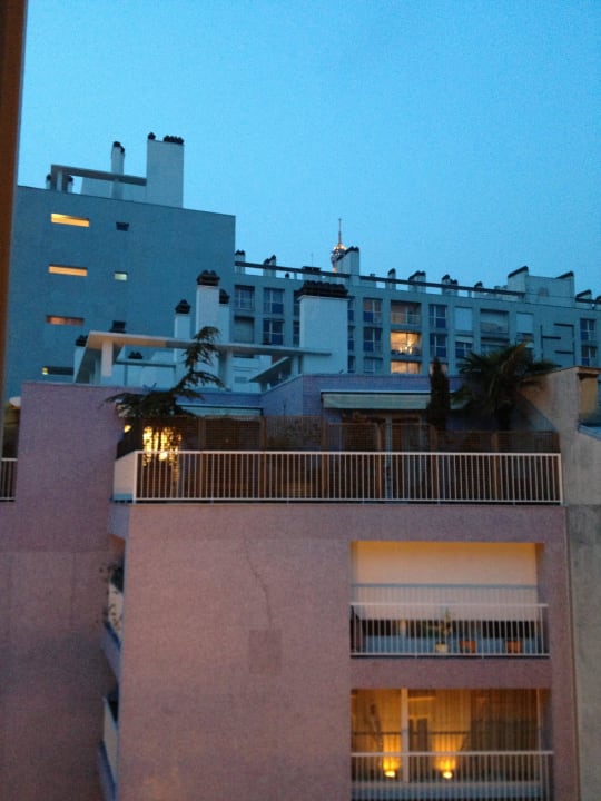 Blick auf den Eiffelturm vom Hotel ( 5. Etage ) Hotel Le Marquis