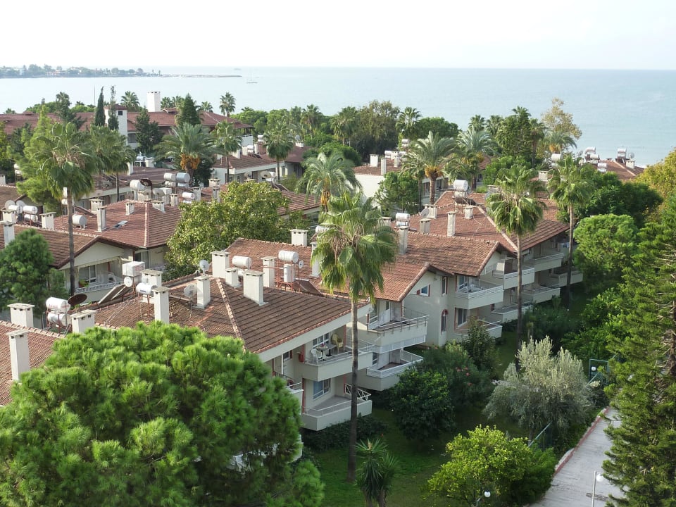 Blick vom Balkon im 5. Stock Hotel Sirma