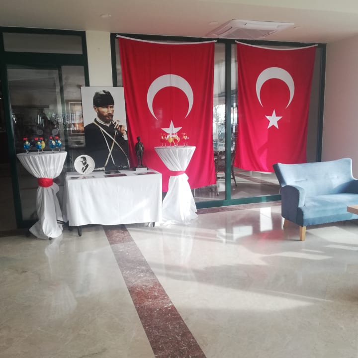 Lobby Aska Hotel Just in Beach