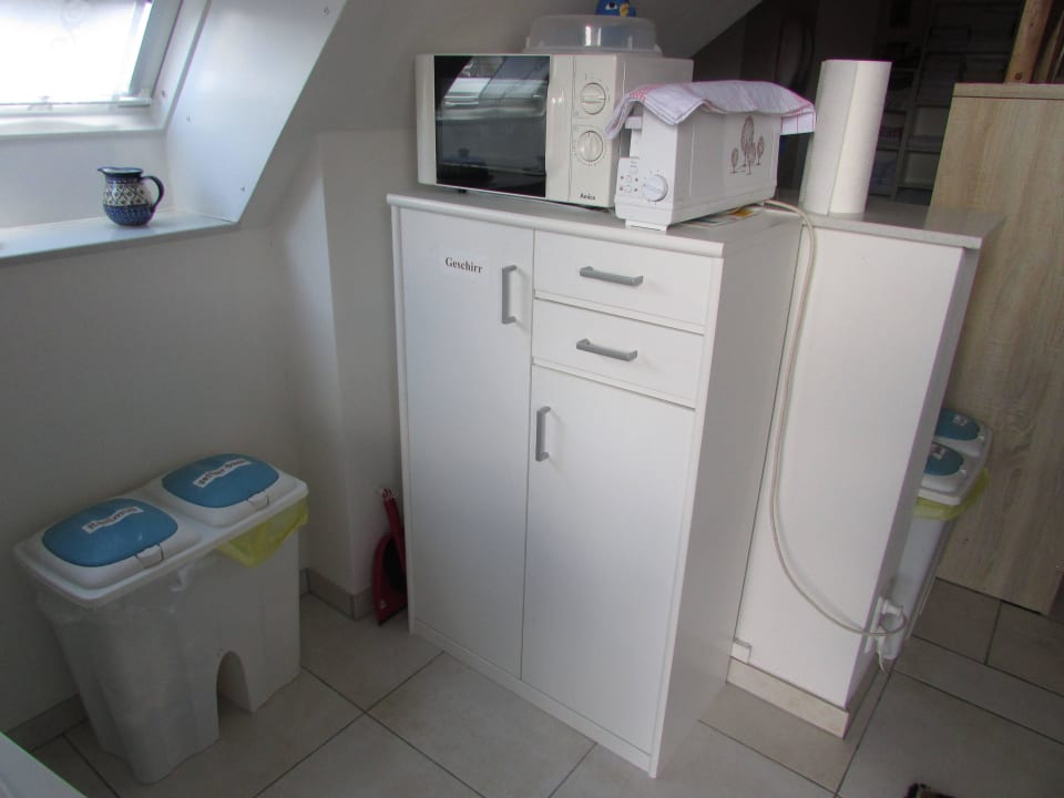 Küche auf dem Gang  Altharener Gästezimmer Imholte