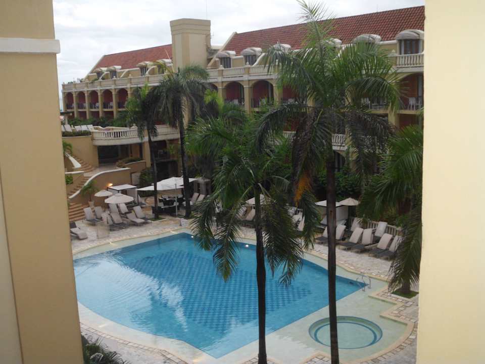 Ausblick von der 4. Etage Hotel Sofitel Santa Clara