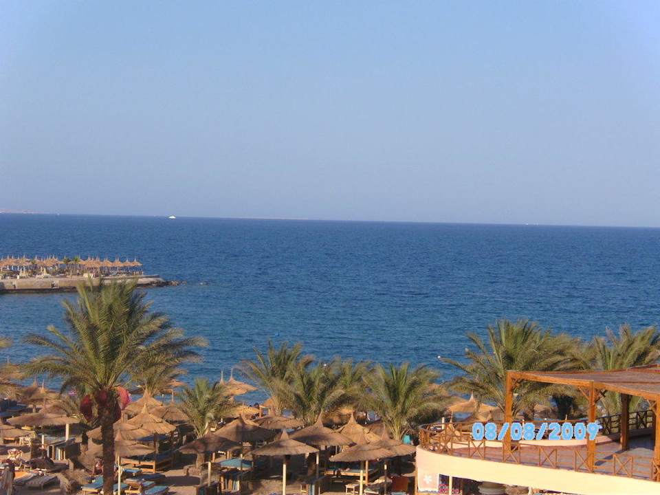 Ausblick von Balkon Beach Albatros Resort