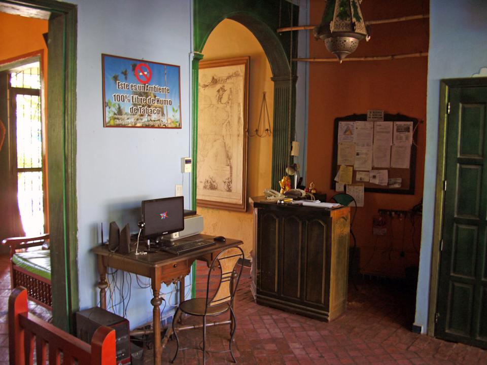 Rezeption Hotel Posada Shalimar