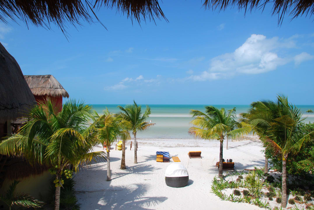 Ausblick von unserem Balkon Hotel Villas Flamingos