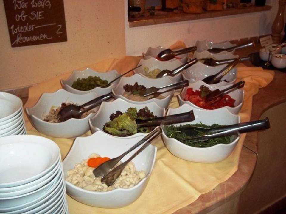 Vorspeisenbüffet, Salate Alphotel Tyrol