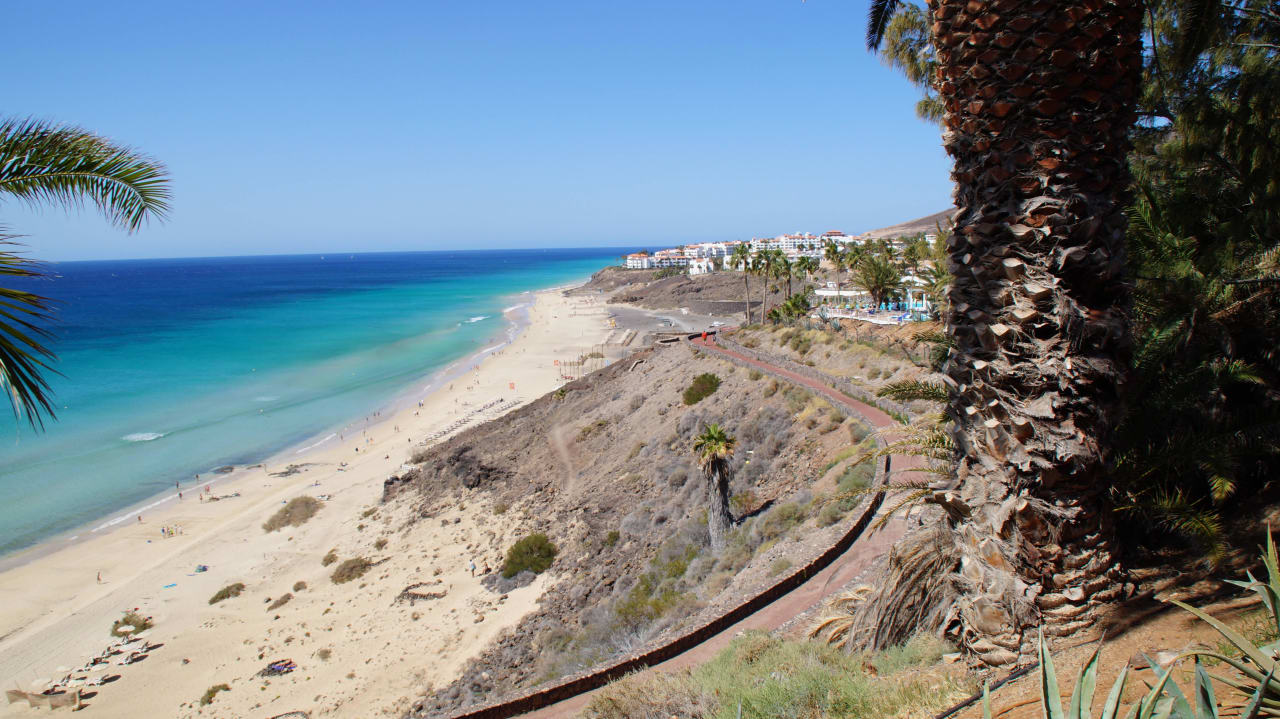 Der Strand ist über 100 Treppen erreichbar ROBINSON ESQUINZO PLAYA