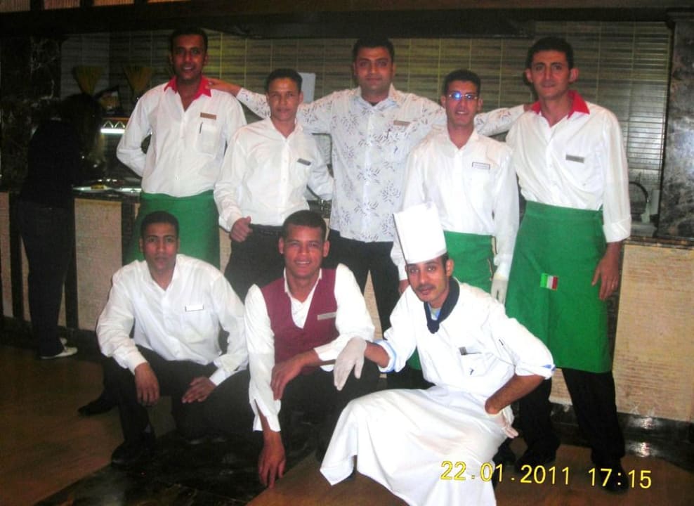 Beim Italiener Pickalbatros Alf Leila Wa Leila Resort - Neverland Hurghada