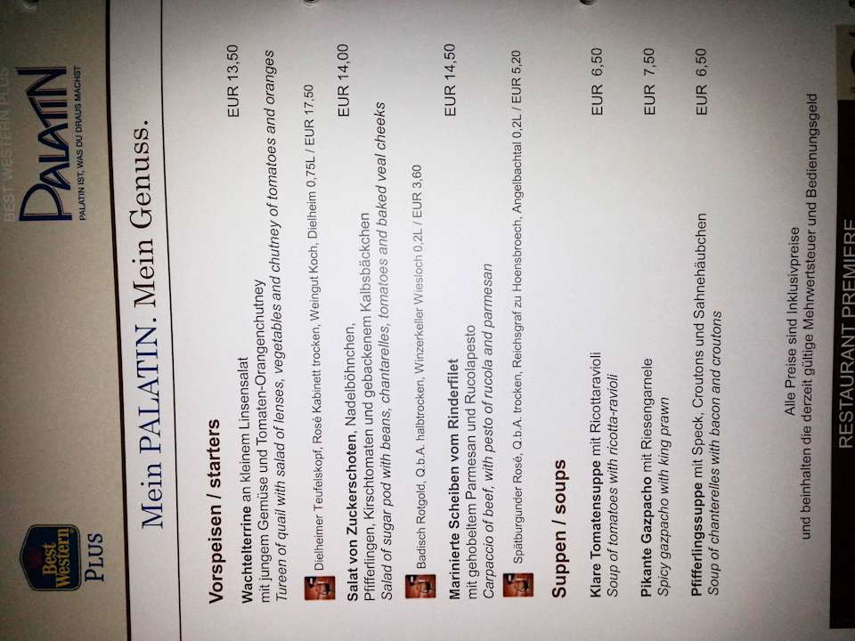 Zimmerinfo/Mappe/Preise/Möglichkeiten/etc. Best Western Plus Palatin Kongresshotel