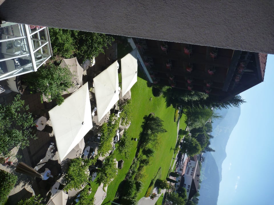 Auf das Restaurant draußen Parkhotel Oberstaufen