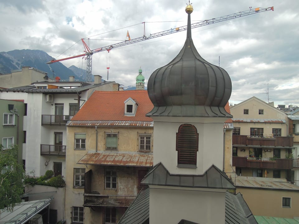 Ausblick Zimmer 406 Hotel Maximilian Stadthaus Penz