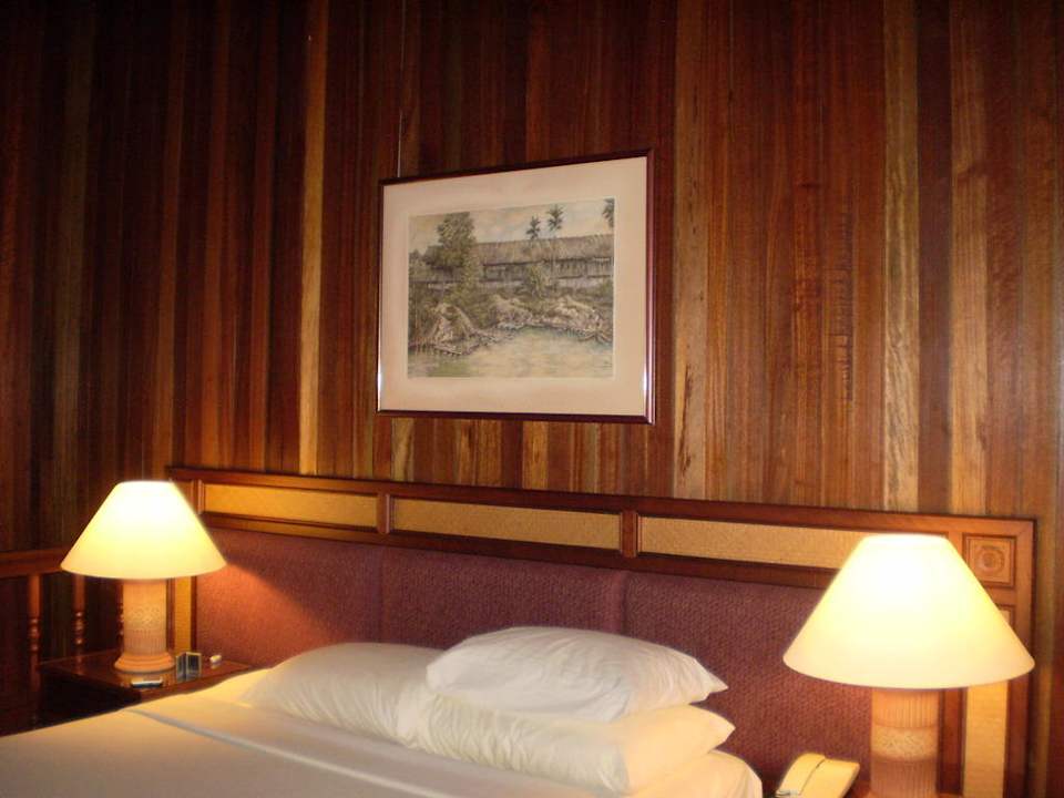 Schlafzimmer in der oberen Etage Aiman Batang Ai Resort & Retreat