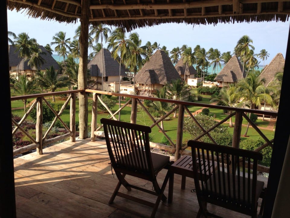 Blick von Terrasse Neptune Pwani Beach Resort & Spa