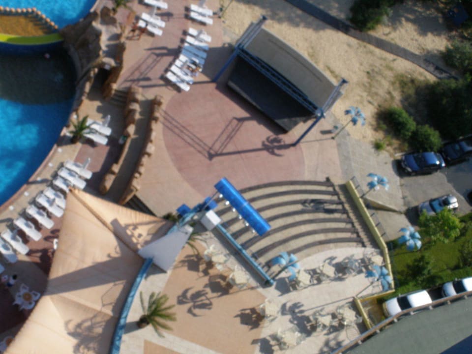 Ausblick auf die Bühne Burgas Beach Hotel