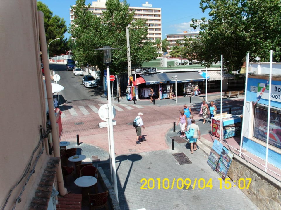 Ausblick vom Balkon Pension Maria Eugenia