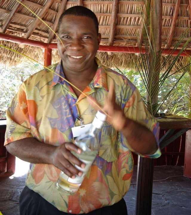 Gregorio an der Strandbar Sol Hicacos Varadero