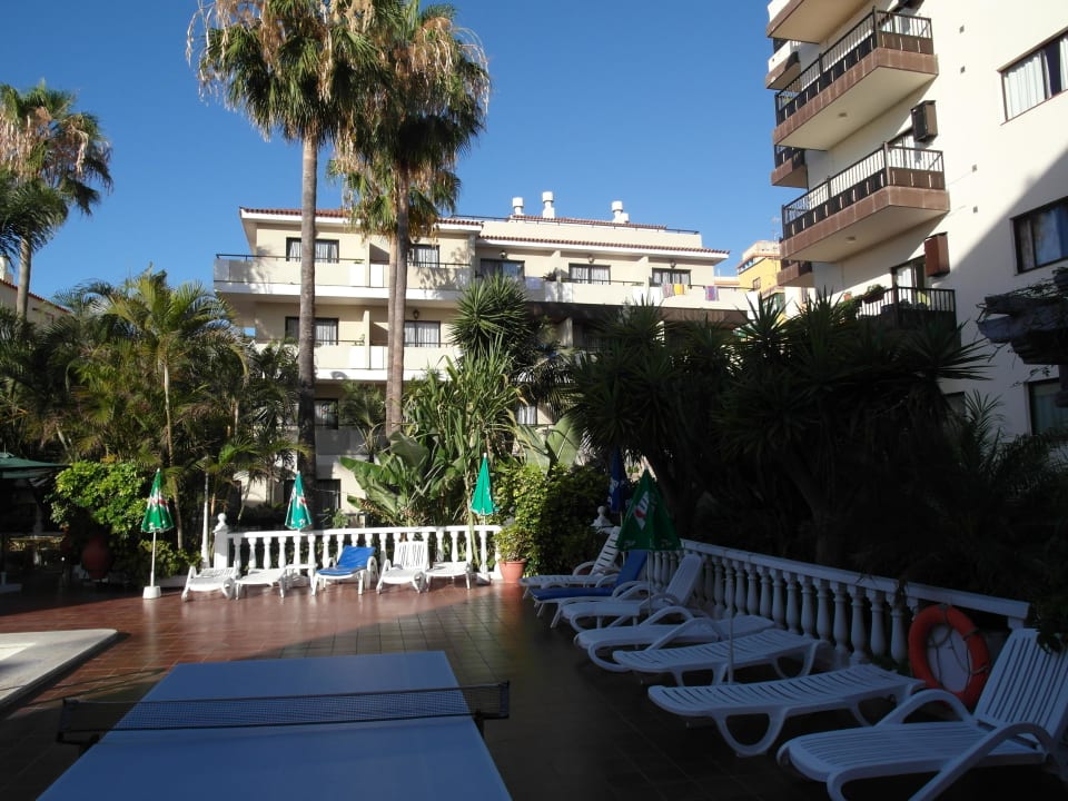 Garten von Pool Hotel Don Manolito