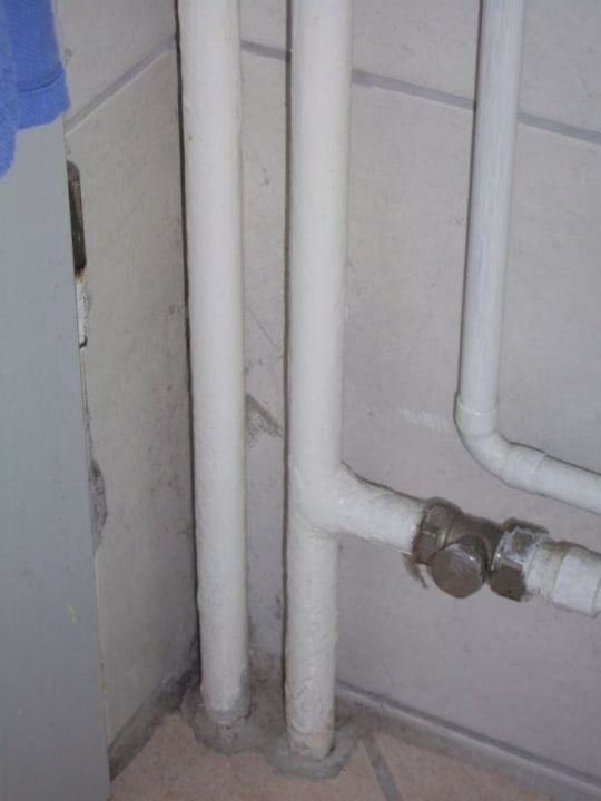 Dreckecke im Bad Haus Marinus