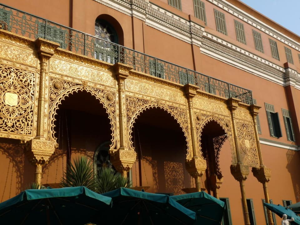 Hier sitzt man im besten Cafe von Kairo Cairo Marriott Hotel & Omar Khayyam Casino