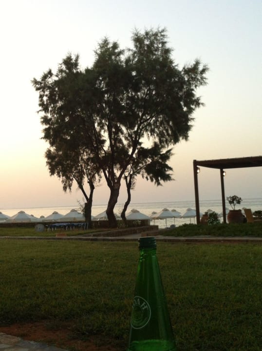 Ausblick am Abendessen Kernos Beach Hotel & Bungalows