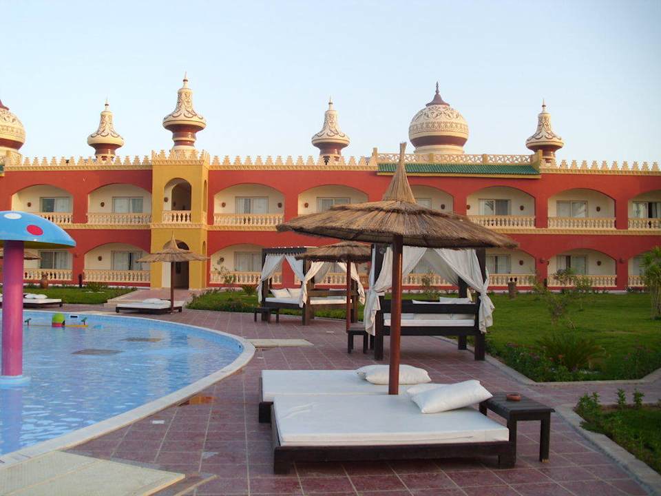 Poolbereich Pickalbatros Alf Leila Wa Leila Resort - Neverland Hurghada