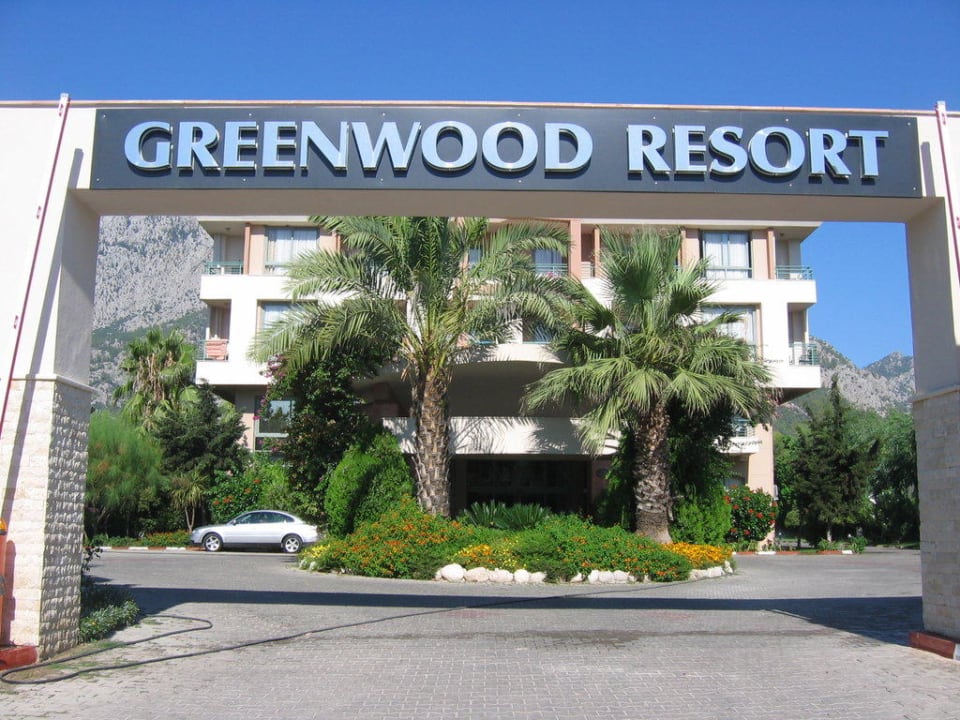 Einfahrt Greenwood Resort Greenwood Kemer Resort