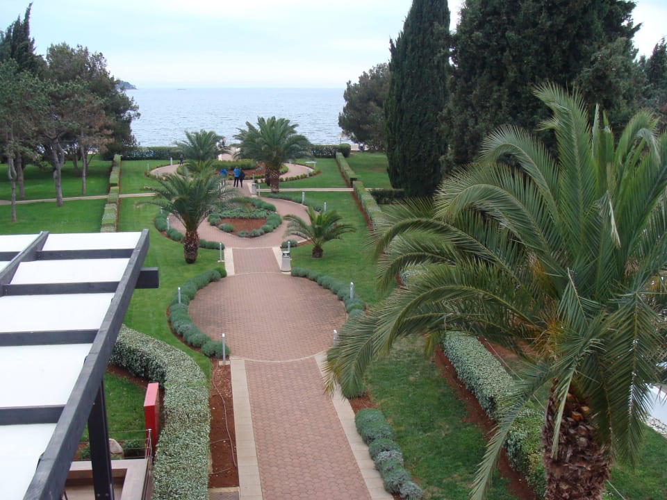 Schöner Blick zum Meer Hotel Materada Plava Laguna