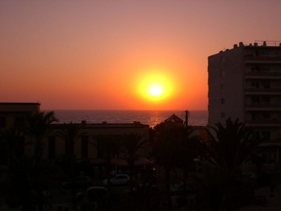 Balkonaussicht (Sonnenuntergang) Ibiscus Hotel Rhodos
