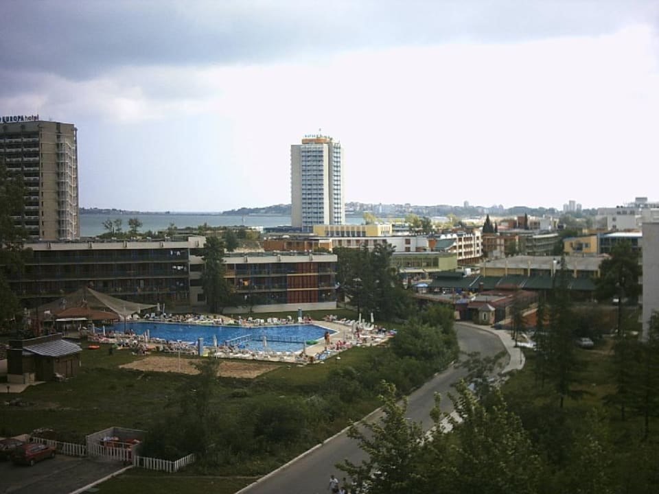 Blick auf Hotel Pomorie, Europa und Burgas Hotel Baikal
