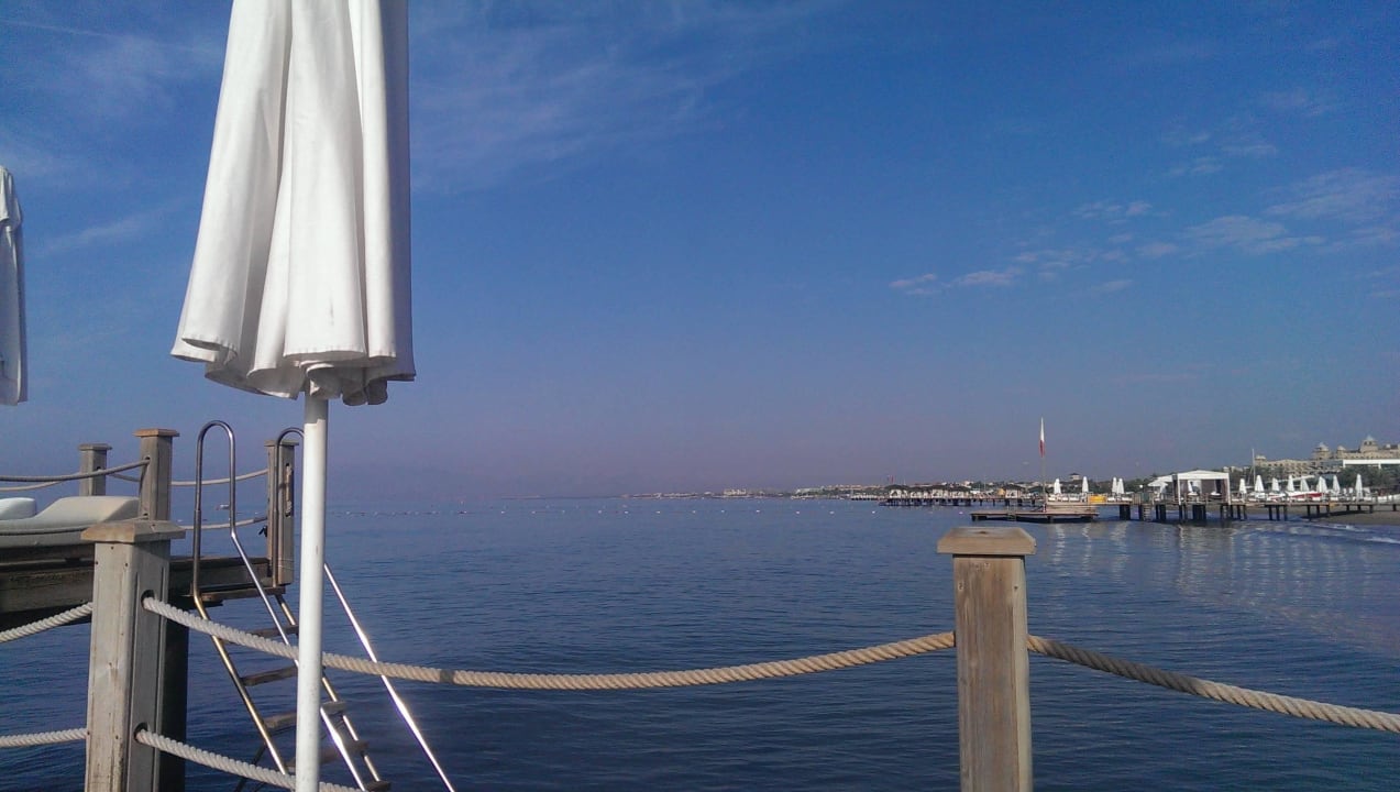 Blick vom Steg Voyage Belek Golf & Spa