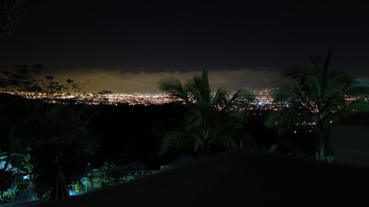 Vom Balkon Alajuela bei Nacht Hotel Buena Vista