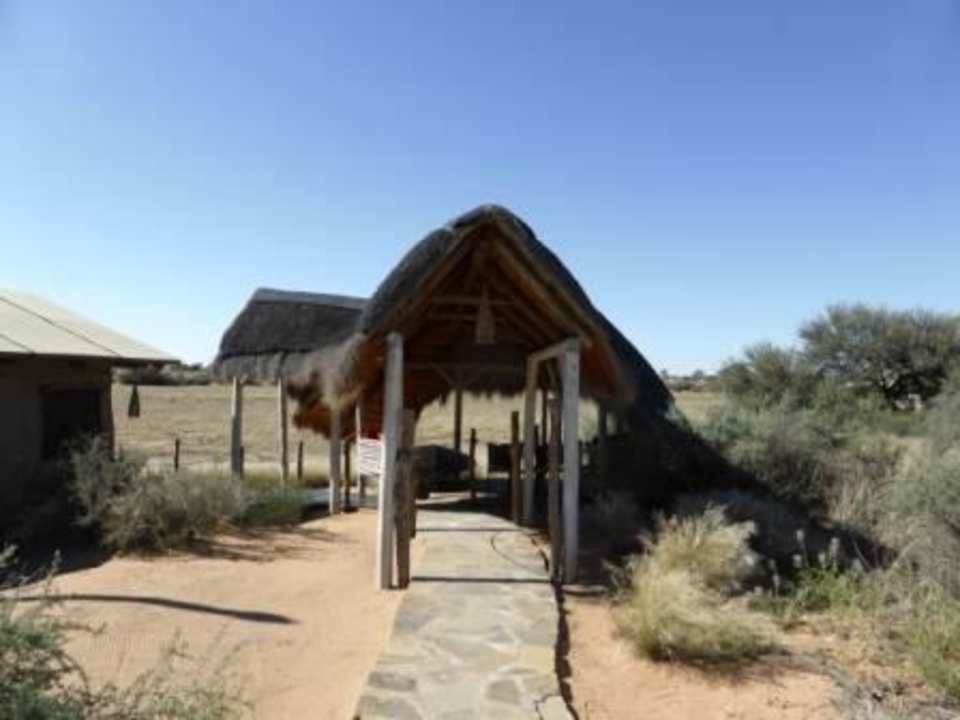 Eingangsbereich Red Dunes Lodge