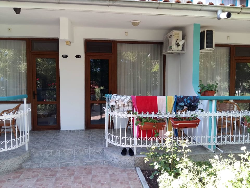 Blick auf unser Zimmer Hotel Zefir Beach