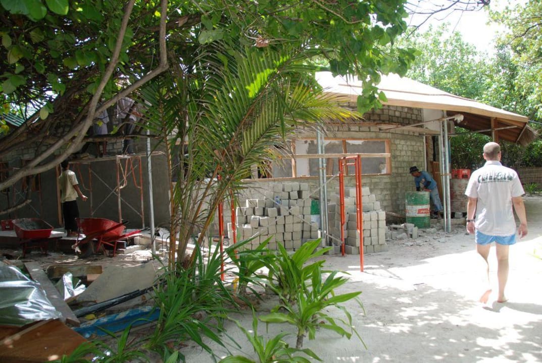 Baustelle, Baustelle, Baustelle Reethi Beach Resort