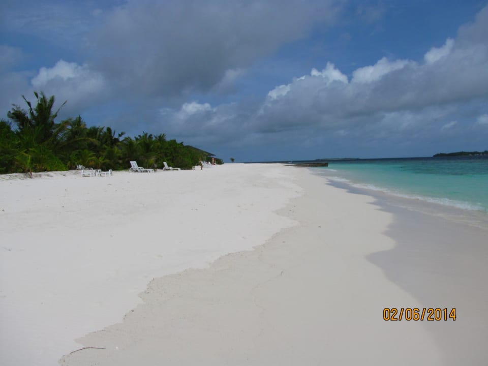 So wars meistens: menschenleer! Adaaran Select Meedhupparu Island Resort - Premium All Inclusive