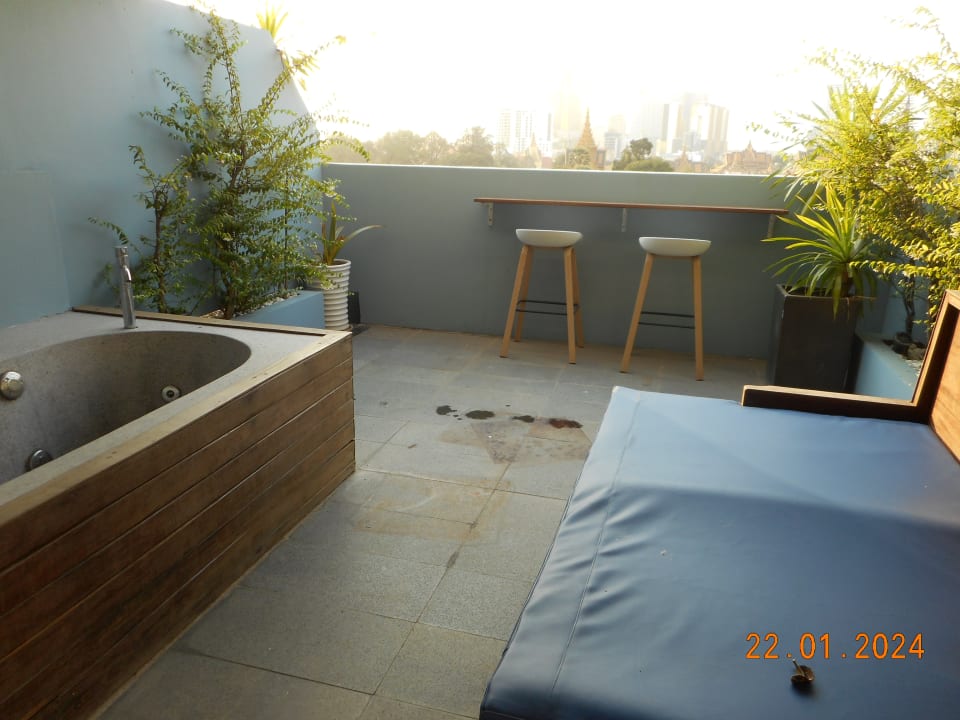 Ausblick Hotel Frangipani Royal Palace